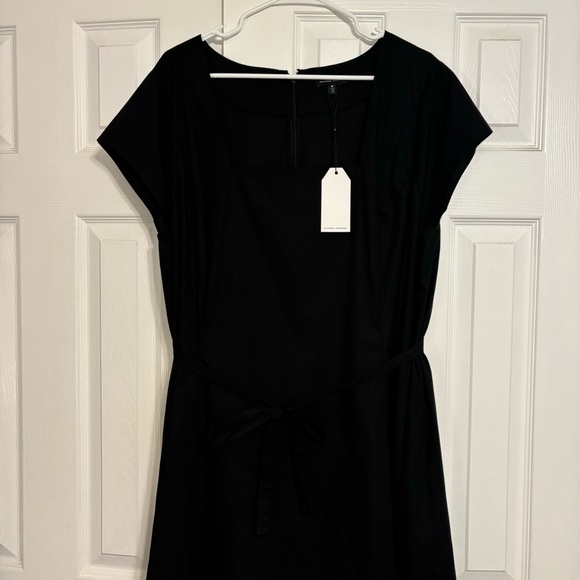 Universal Standard Jenna Poplin Dress Black NWT - Picture 2 of 11
